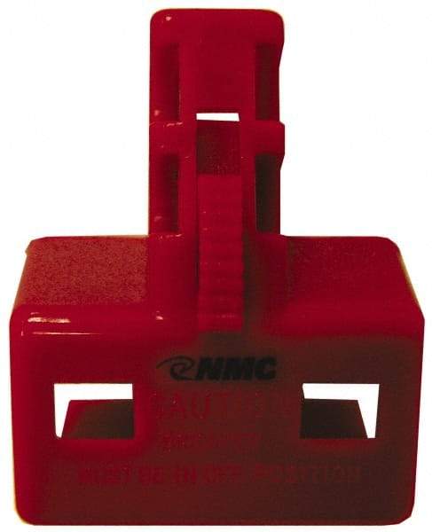 NMC - Plastic Multi-Pole Circuit Breaker Lockout - 1 Padlock, 3 Circuits - Americas Industrial Supply