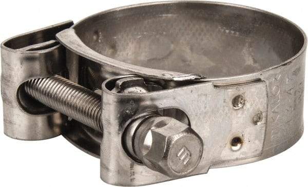 Mikalor - 1-3/4" Hose, 0.78" Wide x 0.04" Thick, T-Bolt Hose Clamp - 1.69 to 1.85" Diam, Stainless Steel - Americas Industrial Supply