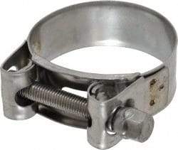 Mikalor - 2" Hose, 0.78" Wide x 0.04" Thick, T-Bolt Hose Clamp - 1.85 to 2" Diam, Stainless Steel - Americas Industrial Supply