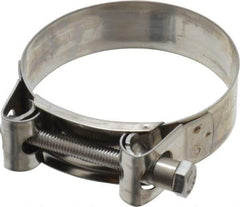 Mikalor - 3-1/4" Hose, 0.98" Wide x 0.04" Thick, T-Bolt Hose Clamp - 3.11 to 3.35" Diam, Stainless Steel - Americas Industrial Supply