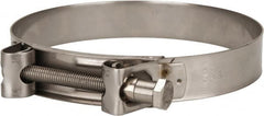 Mikalor - 6" Hose, 1.1" Wide x 0.051" Thick, T-Bolt Hose Clamp - 5.91 to 6.38" Diam, Stainless Steel - Americas Industrial Supply