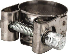 Mikalor - 1" Hose, 0.71" Wide x 0.04" Thick, T-Bolt Hose Clamp - 0.98 to 1.06" Diam, Stainless Steel Band, Housing & Zinc Plated Screw - Americas Industrial Supply