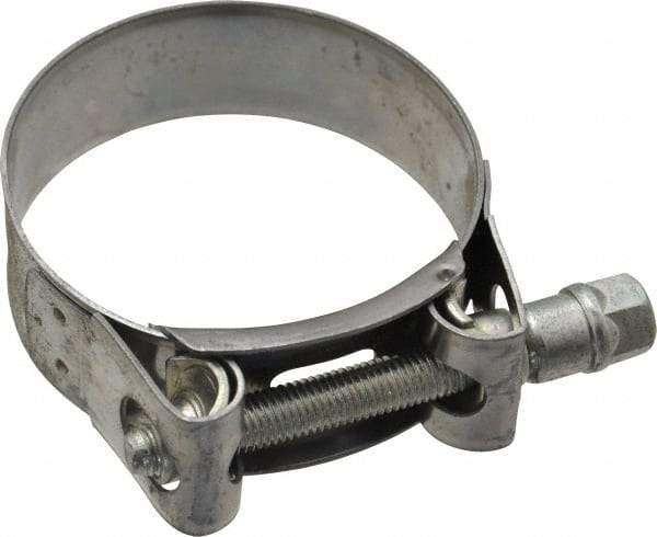 Mikalor - 2-1/4" Hose, 0.78" Wide x 0.04" Thick, T-Bolt Hose Clamp - 2.17 to 2.32" Diam, Stainless Steel Band, Housing & Zinc Plated Screw - Americas Industrial Supply