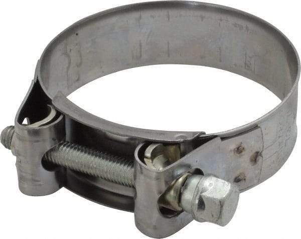 Mikalor - 3" Hose, 0.98" Wide x 0.04" Thick, T-Bolt Hose Clamp - 2.87 to 3.11" Diam, Stainless Steel Band, Housing & Zinc Plated Screw - Americas Industrial Supply