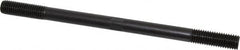 Gibraltar - 5/8-11 10" OAL Equal Double Threaded Stud - Alloy Steel, Black Oxide Finish, 1-3/4" Equal Thread Length - Americas Industrial Supply