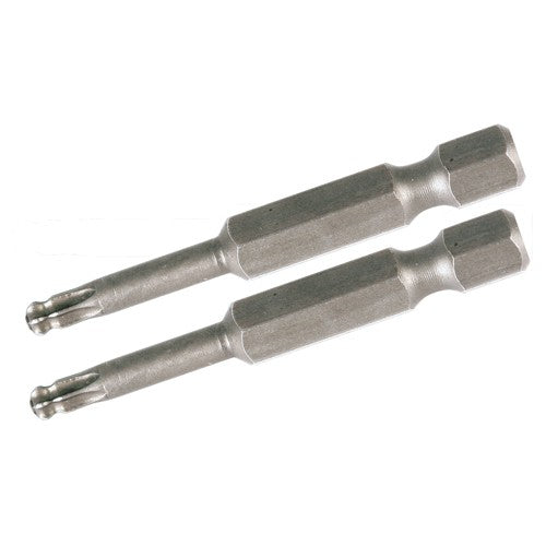 Torx Ball End Power Bit T40 × 50mm (2 Bit Pack) - Americas Industrial Supply