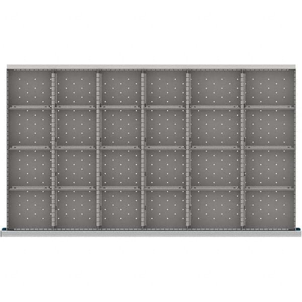 LISTA - 24-Compartment Drawer Divider Layout for 3.15" High Drawers - Americas Industrial Supply