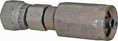 Parker - 9/16-18 SAE Steel Hydraulic Hose Female Seal-Lok Swivel Long - 6,000 psi, -4 Hose Size, 1/4" Hose Diam - Americas Industrial Supply