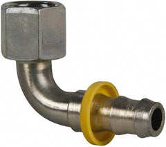 Parker - 13/16-16 SAE Steel Hydraulic Hose Female Seal-Lok Swivel & 90° Elbow - -8 Hose Size - Americas Industrial Supply