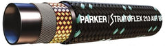 Parker - -32 Hose Size, 1-13/16" ID x 2.14" OD, 200 psi Work Pressure Hydraulic Hose - 55" Long Coil, 14" Radius, Synthetic Rubber, -50°F to 302°F - Americas Industrial Supply