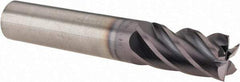 M.A. Ford - 1/2", 1" LOC, 1/2" Shank Diam, 3" OAL, 5 Flute, Solid Carbide Square End Mill - Single End, ALtima Finish, 38° Helix, Centercutting, Right Hand Cut, Right Hand Flute, Series 178 - Americas Industrial Supply