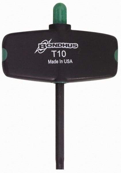 Bondhus - T6 Torx Plus Key - Wing Handle, Protanium High Torque Steel, 2" Length Under Head - Americas Industrial Supply