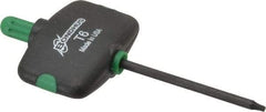 Bondhus - T6 Standard Torx Key - Wing Handle, Protanium High Torque Steel, 1-1/2" Length Under Head - Americas Industrial Supply