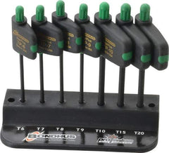 Bondhus - 7 Piece IP6 to IP20 Protanium Flag-Style Torx Plus Key Set - 3-1/2" OAL, 2" Length Under Head, IP6, IP7, IP8, IP9, IP10, IP15, IP20 Torx Size - Americas Industrial Supply