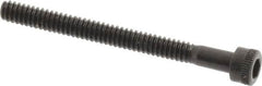 Holo-Krome - #4-40 UNC Hex Socket Drive, Socket Cap Screw - Alloy Steel, Black Oxide Finish, Partially Threaded, 1-1/4" Length Under Head - Americas Industrial Supply