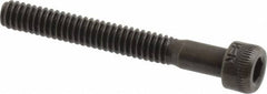 Holo-Krome - #5-40 UNC Hex Socket Drive, Socket Cap Screw - Alloy Steel, Black Oxide Finish, Partially Threaded, 1" Length Under Head - Americas Industrial Supply