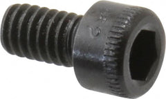 Holo-Krome - #8-32 UNC Hex Socket Drive, Socket Cap Screw - Alloy Steel, Black Oxide Finish, Fully Threaded, 5/16" Length Under Head - Americas Industrial Supply