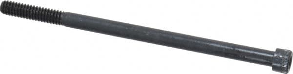 Holo-Krome - 1/4-20 UNC Hex Socket Drive, Socket Cap Screw - Alloy Steel, Black Oxide Finish, Partially Threaded, 4-1/2" Length Under Head - Americas Industrial Supply