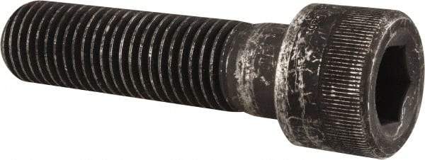 Holo-Krome - 1-8 UNC Hex Socket Drive, Socket Cap Screw - Alloy Steel, Black Oxide Finish, Partially Threaded, 3-3/4" Length Under Head - Americas Industrial Supply
