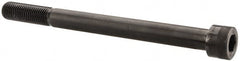 Holo-Krome - 1-8 UNC Hex Socket Drive, Socket Cap Screw - Alloy Steel, Black Oxide Finish, Partially Threaded, 12" Length Under Head - Americas Industrial Supply