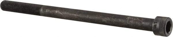 Holo-Krome - 3/8-24 UNF Hex Socket Drive, Socket Cap Screw - Alloy Steel, Black Oxide Finish, Partially Threaded, 5-1/2" Length Under Head - Americas Industrial Supply