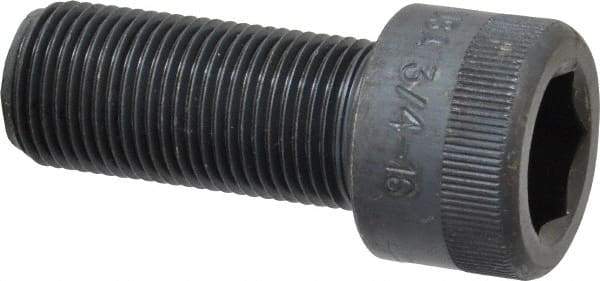 Holo-Krome - 3/4-16 UNF Hex Socket Drive, Socket Cap Screw - Alloy Steel, Black Oxide Finish, Fully Threaded, 1-3/4" Length Under Head - Americas Industrial Supply