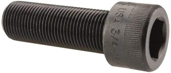 Holo-Krome - 3/4-16 UNF Hex Socket Drive, Socket Cap Screw - Alloy Steel, Black Oxide Finish, Fully Threaded, 2-1/4" Length Under Head - Americas Industrial Supply