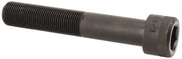 Holo-Krome - 3/4-16 UNF Hex Socket Drive, Socket Cap Screw - Alloy Steel, Black Oxide Finish, Partially Threaded, 4-1/2" Length Under Head - Americas Industrial Supply