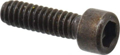 Made in USA - #2-56 UNC Hex Socket Drive, Socket Cap Screw - Alloy Steel, Black Oxide Finish, Fully Threaded, 5/16" Length Under Head - Americas Industrial Supply