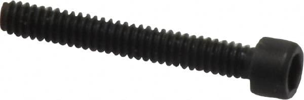 Made in USA - #2-56 UNC Hex Socket Drive, Socket Cap Screw - Alloy Steel, Black Oxide Finish, Fully Threaded, 5/8" Length Under Head - Americas Industrial Supply