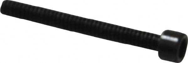 Made in USA - #2-56 UNC Hex Socket Drive, Socket Cap Screw - Alloy Steel, Black Oxide Finish, Fully Threaded, 3/4" Length Under Head - Americas Industrial Supply