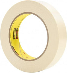 3M - 1" x 36 Yds Tan Electroplating Tape - 7.1 mil, Rubber Adhesive - Americas Industrial Supply