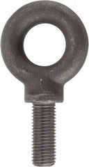 Gibraltar - 9,000 Lb Capacity, Steel, 1-8 Thread, Fixed Lifting Eye Bolt - Fully Threaded, 2-1/2" Shank, 2-1/2" Thread Length, Shoulder - Americas Industrial Supply