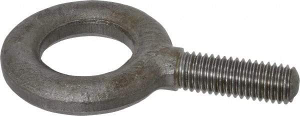 Gibraltar - 2,700 Lb Capacity, Alloy Steel, 1/2 Thread, Fixed Lifting Eye Bolt - Fully Threaded, 1-1/2" Shank, 1-1/2" Thread Length, No Shoulder - Americas Industrial Supply