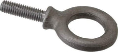 Gibraltar - 1,480 Lb Capacity, Alloy Steel, 3/8 Thread, Fixed Lifting Eye Bolt - Fully Threaded, 1-1/4" Shank, 1-1/4" Thread Length, Shoulder - Americas Industrial Supply