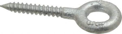 Gibraltar - 3/8, Hot Galvanized Finish, Forged Steel Forged Eye Bolt - 2-1/4" Thread Length, 3/4" ID, 2-1/2" Shank Length - Americas Industrial Supply