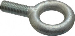 Gibraltar - 4,800 Lb Capacity, Steel, 3/4-10 Thread, Fixed Lifting Eye Bolt - Fully Threaded, 2" Shank, 2" Thread Length, No Shoulder - Americas Industrial Supply