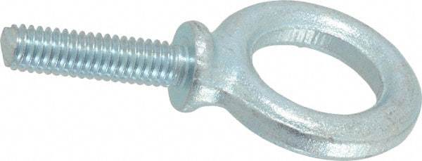 Gibraltar - 850 Lb Capacity, Steel, 5/16-18 Thread, Fixed Lifting Eye Bolt - Fully Threaded, 1-1/8" Shank, 1-1/8" Thread Length, Shoulder - Americas Industrial Supply