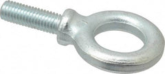 Gibraltar - 3,500 Lb Capacity, Steel, 5/8-11 Thread, Fixed Lifting Eye Bolt - Fully Threaded, 1-3/4" Shank, 2-1/4" Thread Length, Shoulder - Americas Industrial Supply