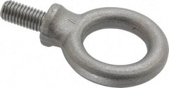 Gibraltar - 1,630 Lb Capacity, Steel, M10x1.50 Thread, Fixed Lifting Eye Bolt - Fully Threaded, 20mm Shank, 19mm Thread Length, Shoulder - Americas Industrial Supply