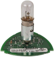 Edwards Signaling - Incandescent Lamp, Clear, Steady, Stackable Tower Light Module - 120 VAC, 0.08 Amp, IP54, IP65 Ingress Rating, 3R, 4X NEMA Rated, Panel Mount, Pipe Mount - Americas Industrial Supply
