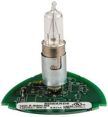 Edwards Signaling - Halogen Lamp, Clear, Steady, Stackable Tower Light Module - 120 VAC, 0.11 Amp, IP54, IP65 Ingress Rating, 3R, 4X NEMA Rated, Panel Mount, Pipe Mount - Americas Industrial Supply