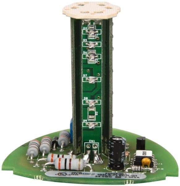 Edwards Signaling - LED Lamp, Red, Flashing, Stackable Tower Light Module - 24 VDC, 0.06 Amp, IP54, IP65 Ingress Rating, 3R, 4X NEMA Rated, Panel Mount, Pipe Mount - Americas Industrial Supply