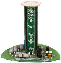 Edwards Signaling - LED Lamp, Red, Flashing, Stackable Tower Light Module - 24 VDC, 0.06 Amp, IP54, IP65 Ingress Rating, 3R, 4X NEMA Rated, Panel Mount, Pipe Mount - Americas Industrial Supply