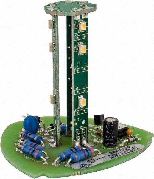 Edwards Signaling - LED Lamp, White, Flashing, Stackable Tower Light Module - 24 VDC, 0.06 Amp, IP54, IP65 Ingress Rating, 3R, 4X NEMA Rated, Panel Mount, Pipe Mount - Americas Industrial Supply