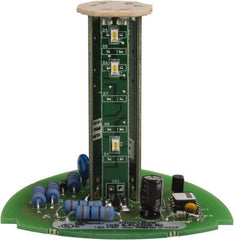 Edwards Signaling - LED Lamp, White, Flashing, Stackable Tower Light Module - 120 VAC, 0.02 Amp, IP54, IP65 Ingress Rating, 3R, 4X NEMA Rated, Panel Mount, Pipe Mount - Americas Industrial Supply