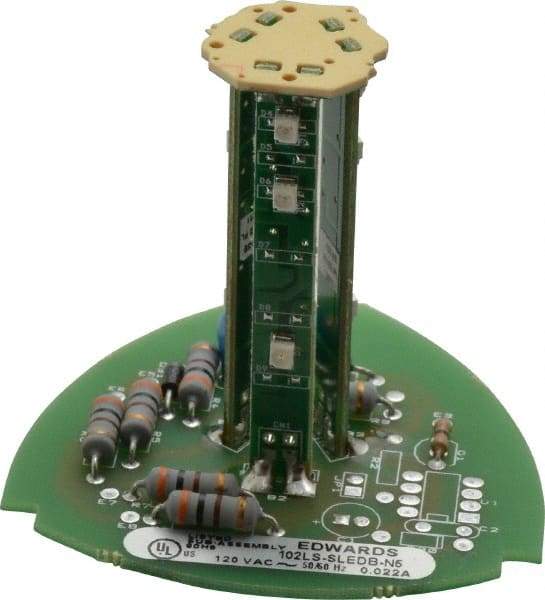 Edwards Signaling - LED Lamp, Blue, Steady, Stackable Tower Light Module - 120 VAC, 0.02 Amp, IP54, IP65 Ingress Rating, 3R, 4X NEMA Rated, Panel Mount, Pipe Mount - Americas Industrial Supply