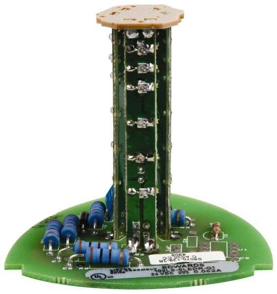 Edwards Signaling - LED Lamp, Red, Steady, Stackable Tower Light Module - 24 VDC, 0.06 Amp, IP54, IP65 Ingress Rating, 3R, 4X NEMA Rated, Panel Mount, Pipe Mount - Americas Industrial Supply