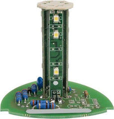 Edwards Signaling - LED Lamp, White, Steady, Stackable Tower Light Module - 24 VDC, 0.06 Amp, IP54, IP65 Ingress Rating, 3R, 4X NEMA Rated, Panel Mount, Pipe Mount - Americas Industrial Supply