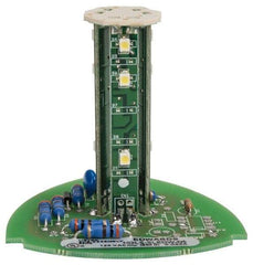 Edwards Signaling - LED Lamp, White, Steady, Stackable Tower Light Module - 120 VAC, 0.02 Amp, IP54, IP65 Ingress Rating, 3R, 4X NEMA Rated, Panel Mount, Pipe Mount - Americas Industrial Supply
